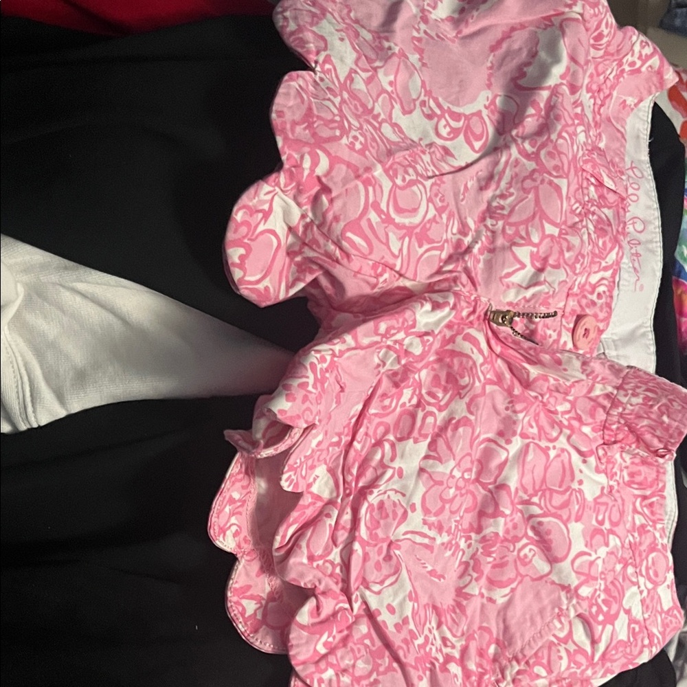 Lilly Pulitzer Pink Floral Women Shorts
